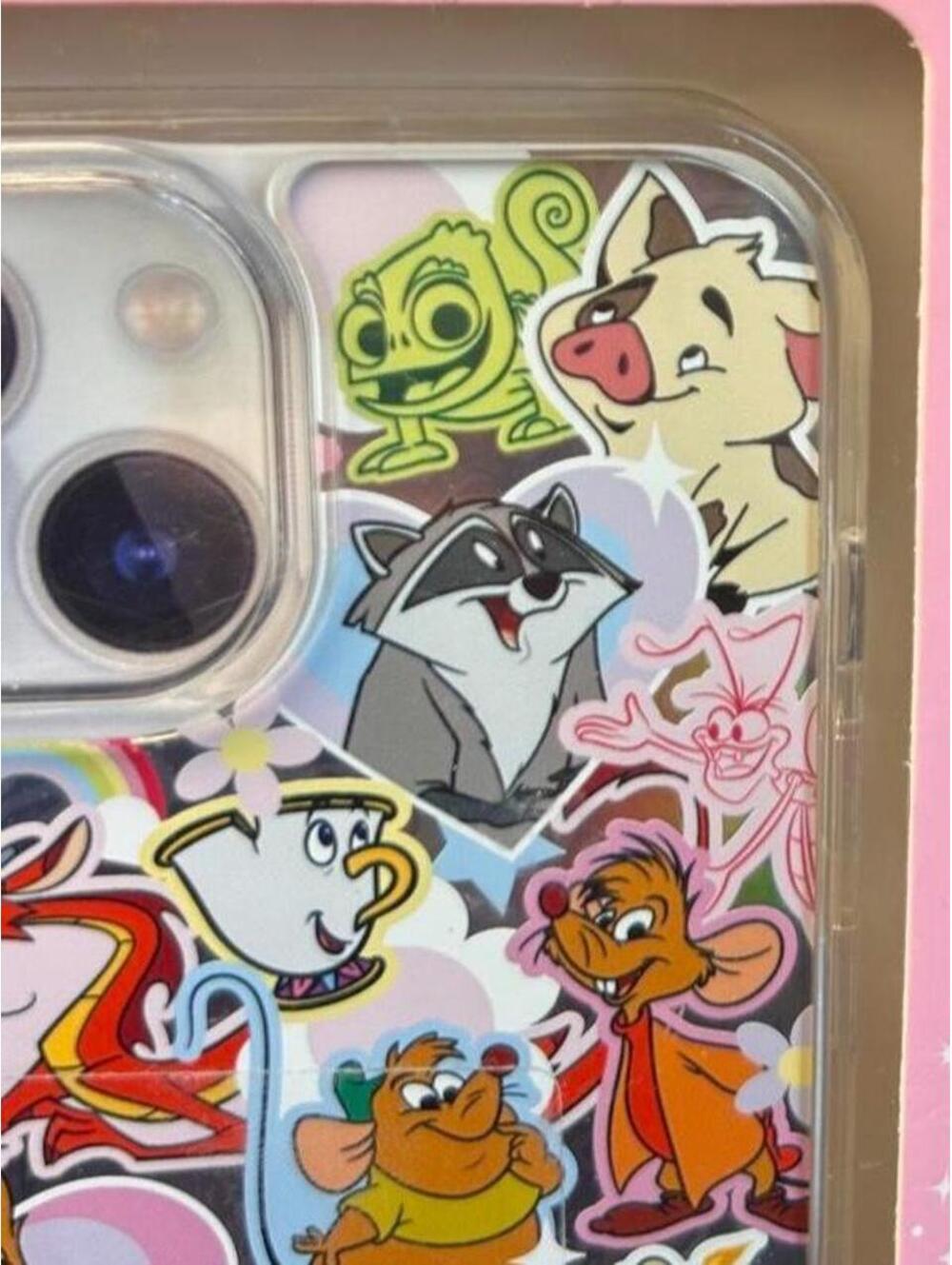 Brand new Clear Disney Princess "Sidekicks" collage iphone 13/14/15 case